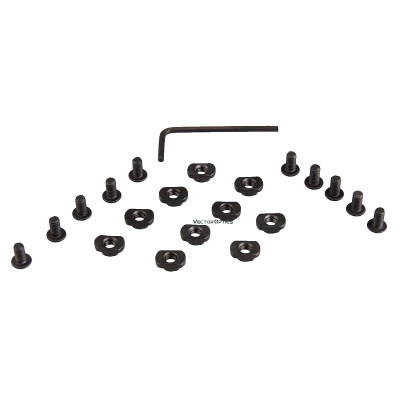 Vector Optics M-LOK Screw Set, 10 Pieces - Black
