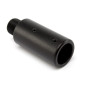 Aluminum silencer adapter for SVD sniper rifles