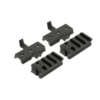 FMA RIS Rail and WING-LOC Adapter for OPS FAST / MICH Helmet - Black