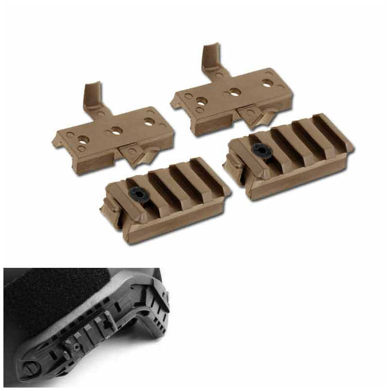 FMA RIS Rail és WING-LOC adapter OPS FAST / MICH sisakhoz – bézs FMA RIS Rail és WING-LOC adapter OPS FAST / MICH sisakhoz – bézs