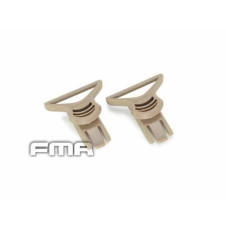 FMA ARC Goggle Swivel Clips for Helmet - Tan