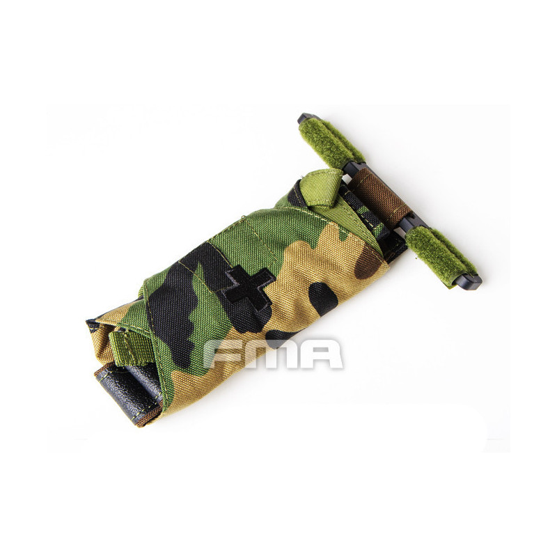 FMA QH Application Dummy Tourniquet with MOLLE System - Woodland