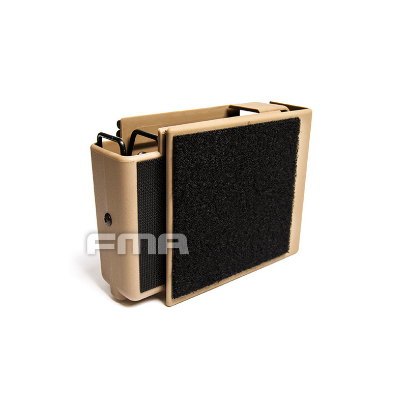 FMA Automatically Jacketed MOLLE Pistol Pouch for 4 Magazines - Tan FMA Automatically Jacketed MOLLE Pistol Pouch for 4 Magazines - Tan