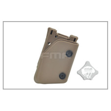 FMA MULTI-ANGLE SPEED Universal Belt Pistol Pouch - Tan