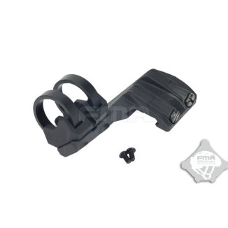 FMA Left Side RIS Mount for Flashlight with a diameter of 20-25 mm - Black