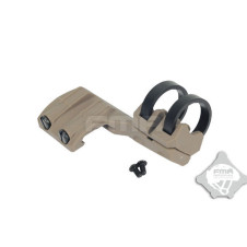 FMA Right Side RIS Mount for Flashlight with a diameter of 20-25 mm - Tan