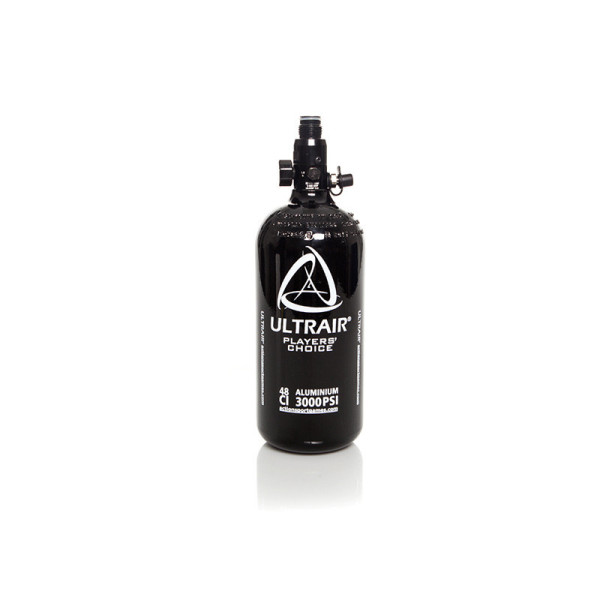 ASG HPA palack Ultrair 48 ci / 0,8 l – 3000 PSI – fekete