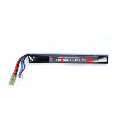 ASG Li-Pol akkumulátor 7,4 V, 1300 mAh, 25C, Tamiya – Stick