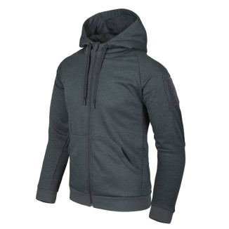 HELIKON URBAN TACTICAL HOODIE (FullZip)® – Melange fekete/szürke