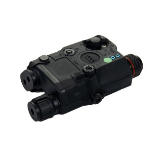 FMA AN/PEQ15 LA5-C UHP Version (LED Flashlight, Green / IR Laser) - Black