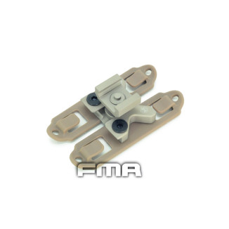 FMA MOLLE Holder WEAPONLINK with Weapon RIS Adapter - Tan