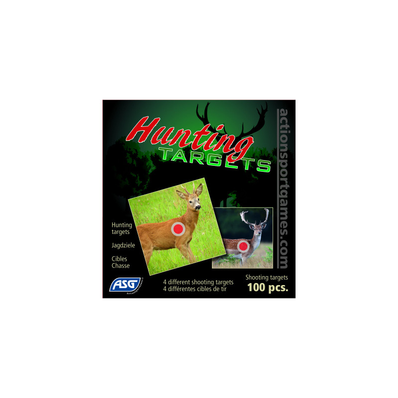 ASG HUNTING 14x14 cm Paper Target - 100 Pcs