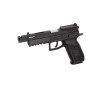 ASG CNC alumínium kompenzátor a P-09 OR-hez – fekete