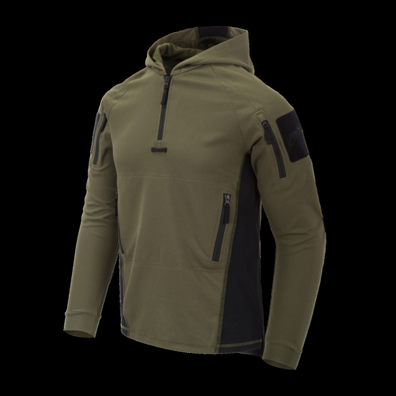 HELIKON RANGE HOODIE TopCool – zöld/fekete