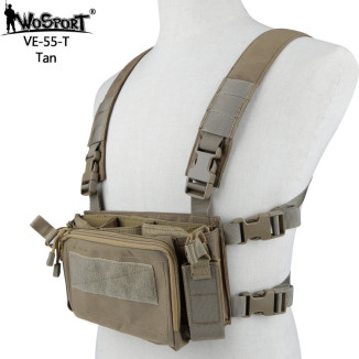 WST Tactical mellkasheveder D3CRM – TAN