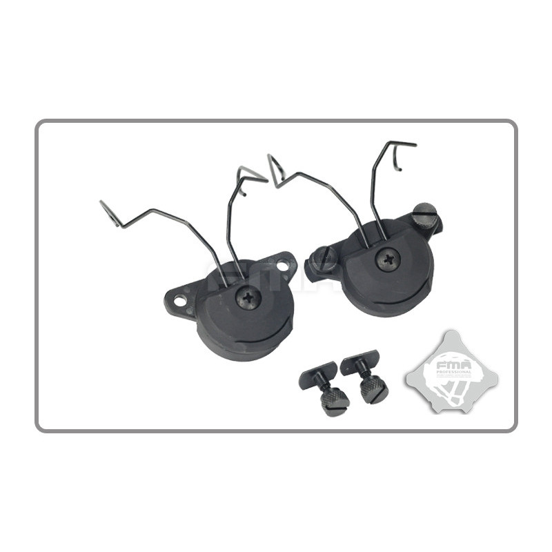 FMA EXFIL Helmet Mount for MSA Sordin Headset - Black FMA EXFIL Helmet Mount for MSA Sordin Headset - Black
