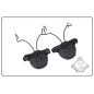 FMA EXFIL Helmet Mount for MSA Sordin Headset - Black FMA EXFIL Helmet Mount for MSA Sordin Headset - Black