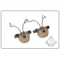 FMA EXFIL Helmet Mount for MSA Sordin Headset - Tan