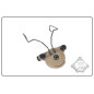 FMA EXFIL Helmet Mount for MSA Sordin Headset - Tan