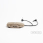 FMA Dual Switch PEQ, Laser Plug and 2.5 mm Connectors with Logo - Tan