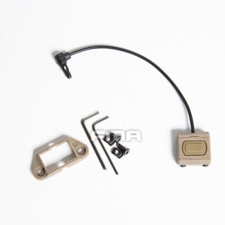 FMA Modlite PEQ Single Switch ModButton Lite, Laser Plug - Tan