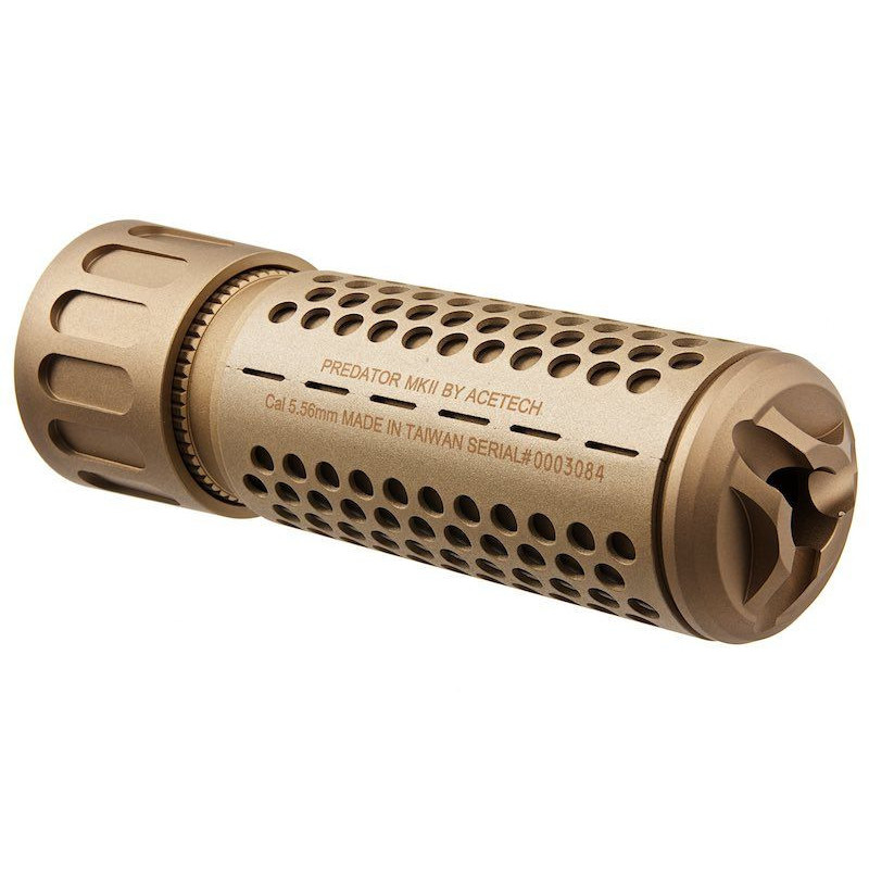 AceTech PREDATOR MKII (BRIGHTER R) QD nyomkövető hangtompító – sárgásbarna