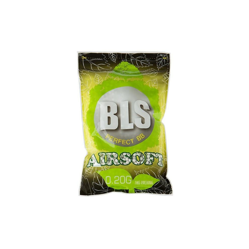 BLS BIO Airsoft-golyók 0,20 g, 5000 db (zsák) – fehér BLS BIO Airsoft-golyók 0,20 g, 5000 db (zsák) – fehér