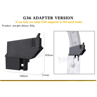 Lever Speedloader G36 adapter – fekete