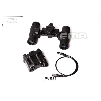 FMA PVS-31 NVG Dummy Replica, with LED Illumination - Black
