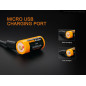 Charging battery Fenix RCR123A / 16340 High Current (Li-ion)