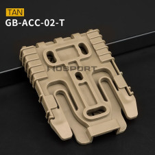 WoSporT Quick Locking System Kit for QLS Holsters – Tan | ANAREUS