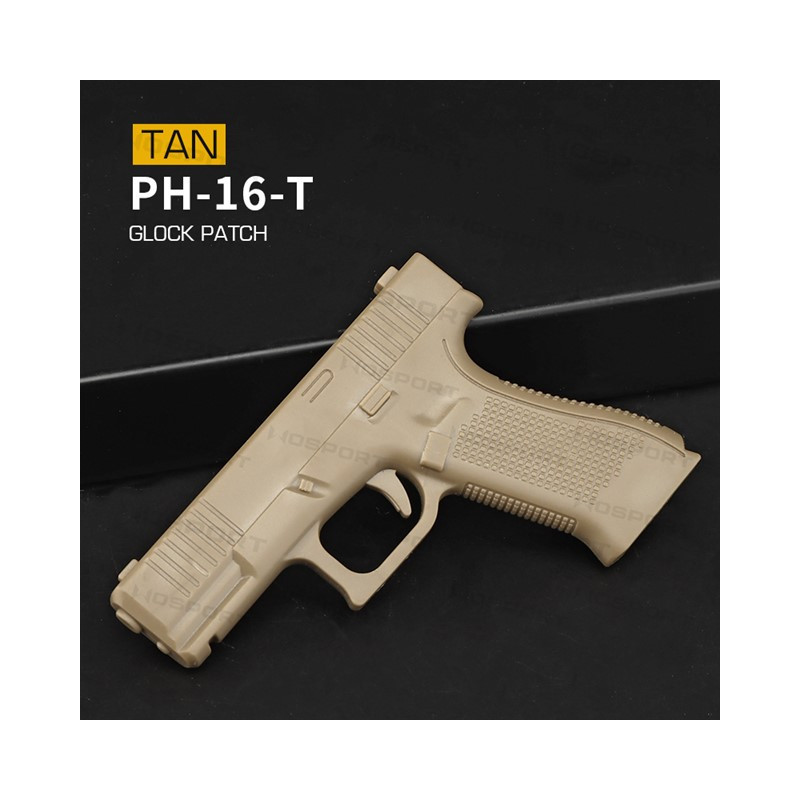 WST G-sorozatú pisztoly 3D PVC-felvarró – bézs