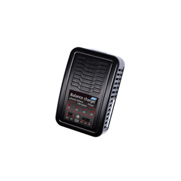 ASG AUTO-STOP Charger for Li-Pol, Li-Ion and Li-Fe S4, EU Version - Black
