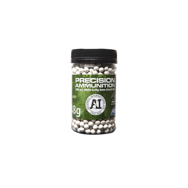 ASG Accuracy International Heavy BBs 0,48g, 1000 BBs - White