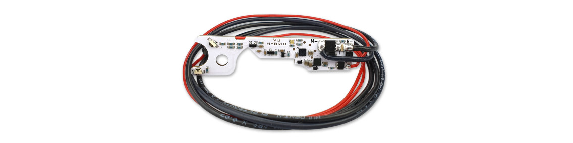 Processor, active brakes and electronics for airsoft weapons
